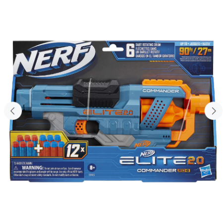 LANZADOR NERF ELITE 2.0 COMMANDER RD-6