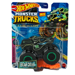 HOT WHEELS MONSTER TRUCKS - BEAR DEVIL NEGRO